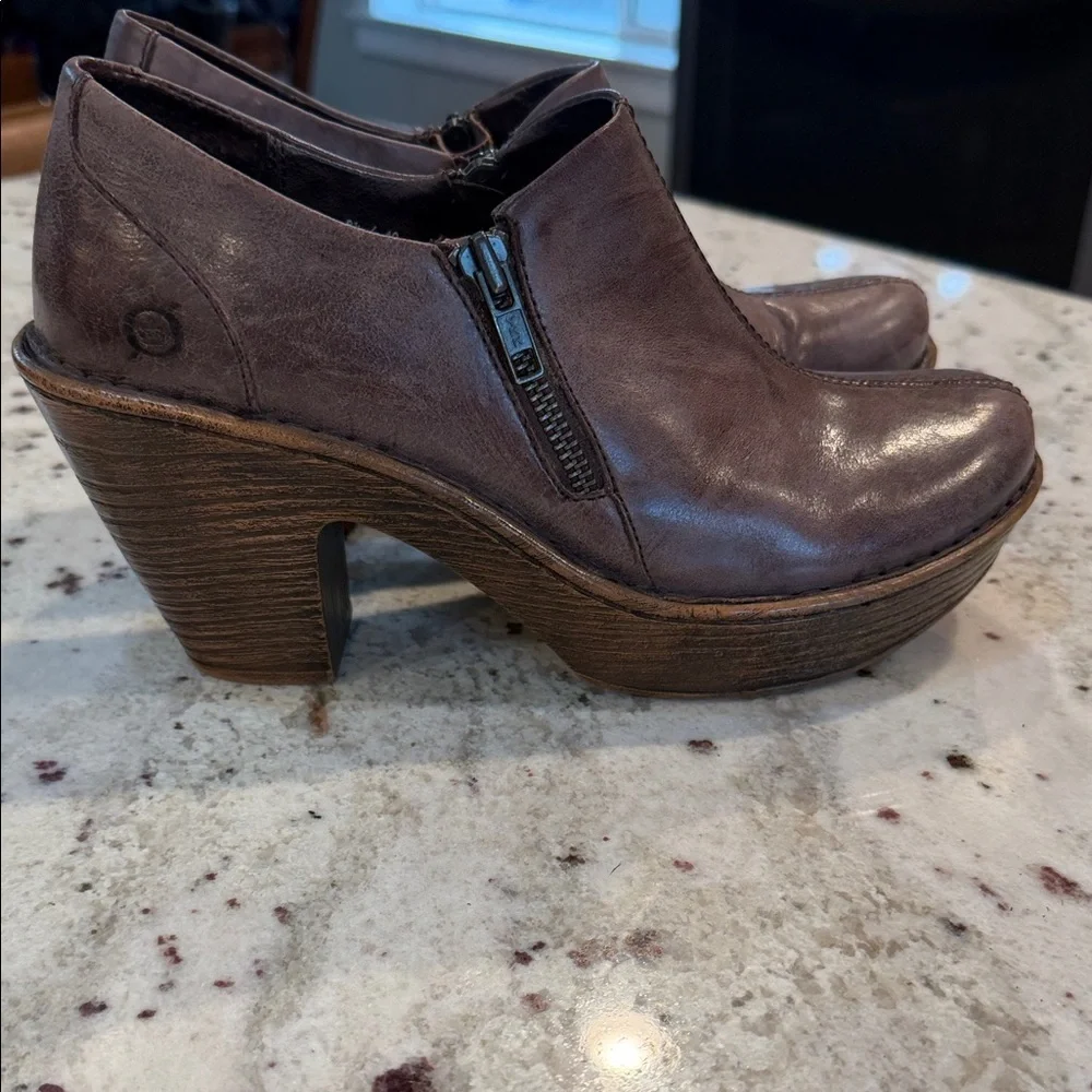 Born Famke Brown Leather Boot